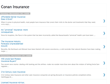 Tablet Screenshot of conaninsurance.blogspot.com