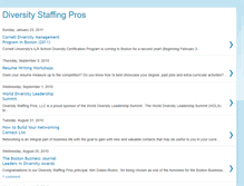 Tablet Screenshot of diversitystaffingpros.blogspot.com