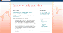 Desktop Screenshot of female-to-male-transition.blogspot.com