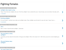 Tablet Screenshot of femalefights.blogspot.com