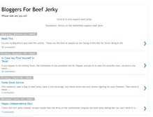 Tablet Screenshot of bloggersforbeefjerky.blogspot.com