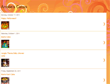 Tablet Screenshot of amaliescakes.blogspot.com