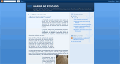 Desktop Screenshot of harinadepescado-grupo2.blogspot.com