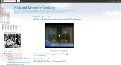 Desktop Screenshot of nickandrebeccaswedding.blogspot.com