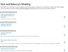 Tablet Screenshot of nickandrebeccaswedding.blogspot.com