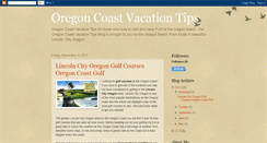 Desktop Screenshot of oregoncoastvacationtips.blogspot.com