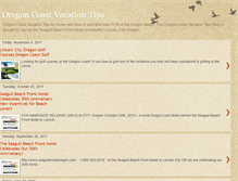 Tablet Screenshot of oregoncoastvacationtips.blogspot.com