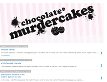 Tablet Screenshot of chocolate-murdercakes.blogspot.com