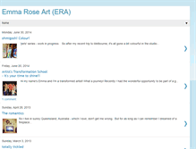 Tablet Screenshot of emmaroseart.blogspot.com