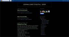 Desktop Screenshot of jornalismodigital2009.blogspot.com