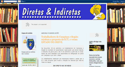 Desktop Screenshot of diretaseindiretas.blogspot.com