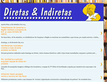 Tablet Screenshot of diretaseindiretas.blogspot.com