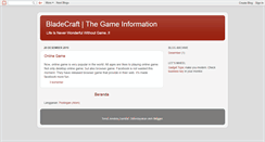 Desktop Screenshot of bladecraft.blogspot.com