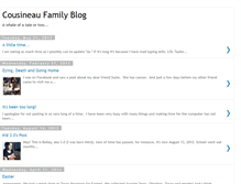 Tablet Screenshot of cousineaufamilyblog.blogspot.com