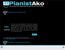 Tablet Screenshot of pianistako.blogspot.com