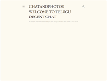 Tablet Screenshot of chatandphotos.blogspot.com