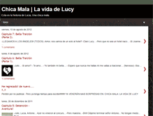Tablet Screenshot of chicamala-lucy.blogspot.com
