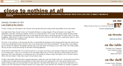 Desktop Screenshot of closetonothingatall.blogspot.com