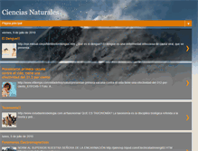 Tablet Screenshot of cienciasnaturalesdaniel.blogspot.com