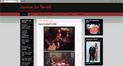 Desktop Screenshot of justiceforterrell.blogspot.com