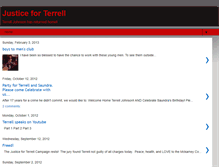 Tablet Screenshot of justiceforterrell.blogspot.com