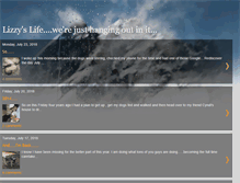 Tablet Screenshot of lizzyslifewerejusthangingoutinit.blogspot.com