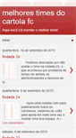 Mobile Screenshot of melhorestimesdocartolafc.blogspot.com