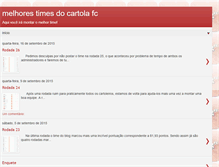 Tablet Screenshot of melhorestimesdocartolafc.blogspot.com