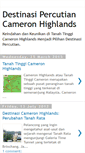 Mobile Screenshot of destinasicameronhighlands.blogspot.com