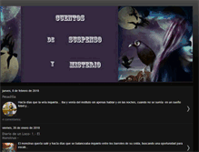 Tablet Screenshot of cuentosdesuspenso.blogspot.com