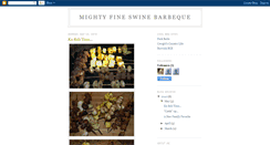 Desktop Screenshot of mightyfineswinebarbeque.blogspot.com