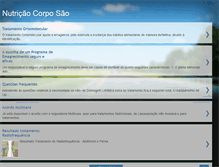 Tablet Screenshot of nutricaocorposao.blogspot.com