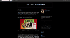 Desktop Screenshot of cooldudequarterly.blogspot.com