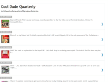 Tablet Screenshot of cooldudequarterly.blogspot.com