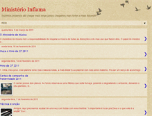 Tablet Screenshot of ministerioinflama.blogspot.com