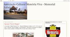 Desktop Screenshot of itabaianapbmemoria.blogspot.com