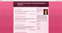 Desktop Screenshot of gebraucht-instrumente.blogspot.com