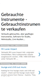 Mobile Screenshot of gebraucht-instrumente.blogspot.com