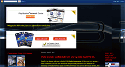 Desktop Screenshot of downloadfreesonypsncodes.blogspot.com