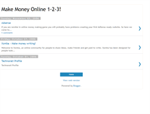 Tablet Screenshot of makemoneyonline123.blogspot.com