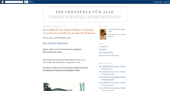 Desktop Screenshot of einvenezuela.blogspot.com