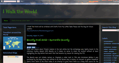 Desktop Screenshot of iwalktheworld.blogspot.com