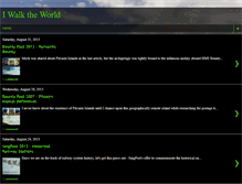 Tablet Screenshot of iwalktheworld.blogspot.com