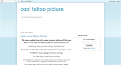 Desktop Screenshot of cooltattoopicture.blogspot.com