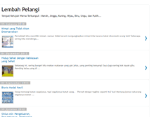 Tablet Screenshot of lembahpelangi.blogspot.com