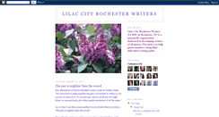 Desktop Screenshot of lilaccityrochesterwriters.blogspot.com