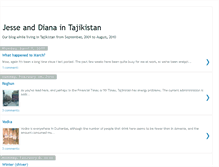 Tablet Screenshot of jesseanddianaintajikistan.blogspot.com