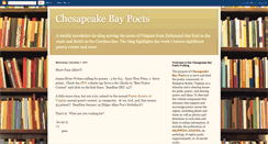 Desktop Screenshot of chesapeake-bay-poets.blogspot.com
