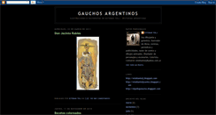 Desktop Screenshot of gauchos-argentinos.blogspot.com