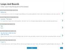 Tablet Screenshot of leapsbounds.blogspot.com